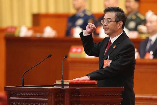 Zhou Qiang re-elected head of SPC